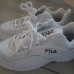 White Fila Sneakers